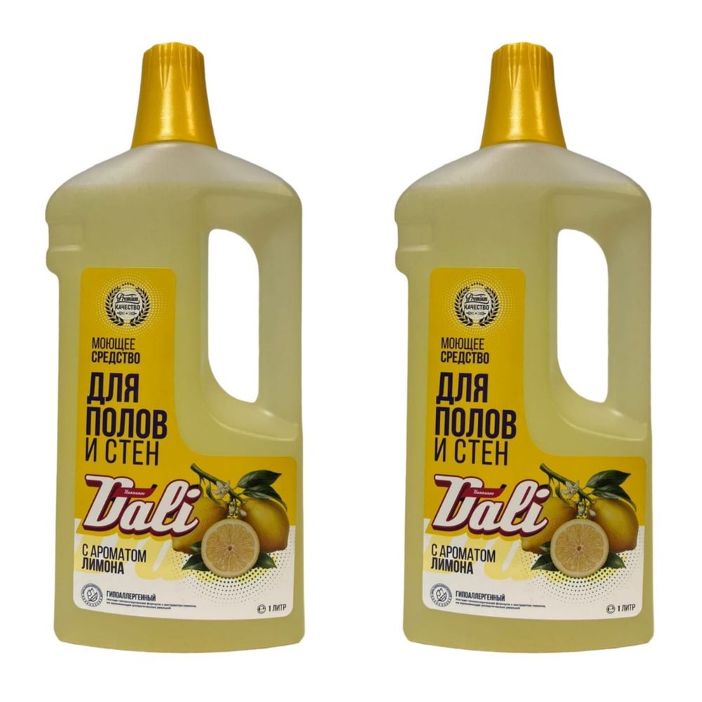 Моющее средство для мытья полов и стен Dali Лимон 1 л