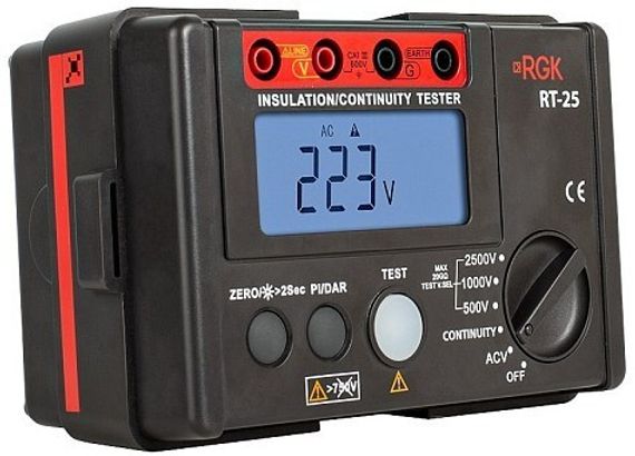 Мегаомметр RGK RT-25 с поверкой