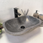 Раковина из речного камня RS-63457 (49*36*15) 0122