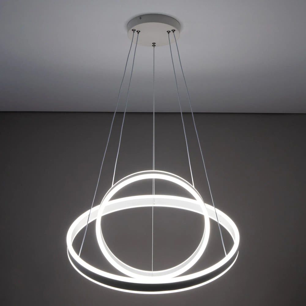 Citilux Дуэт CL719640 LED Люстра подвесная с пультом Белая