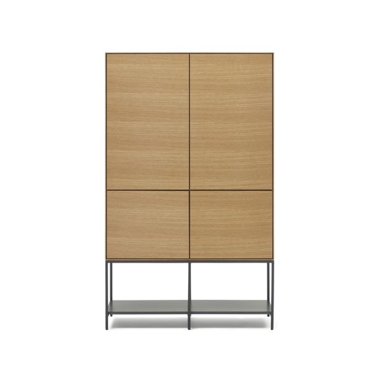 Vedrana Буфет из дубового шпона со стальными ножками 97,5 x 160 см