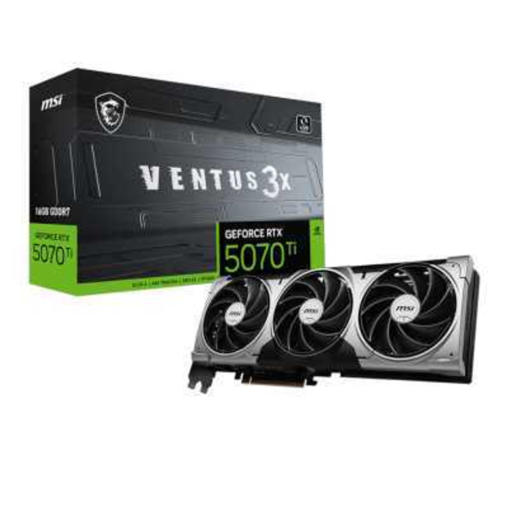 Видеокарта MSI nVidia GeForce RTX 5070 Ti 16G Ventus 3X