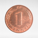 Germany, 1 Pfennig, 1978, (Karlsruhe Mint - "G"), VF