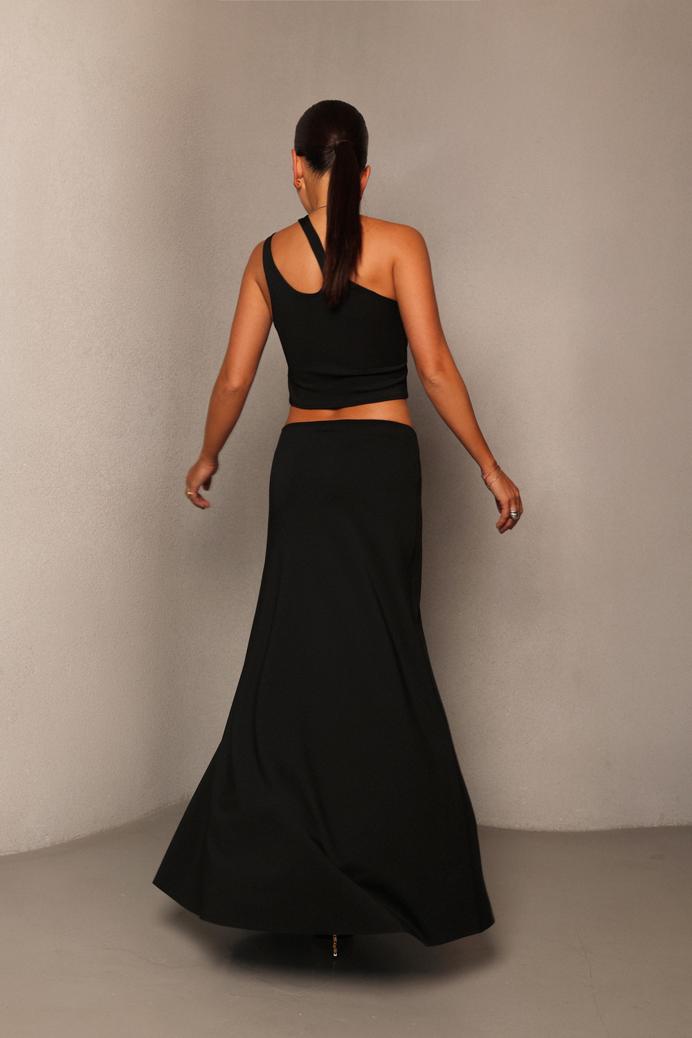 Юбка из бифлекса