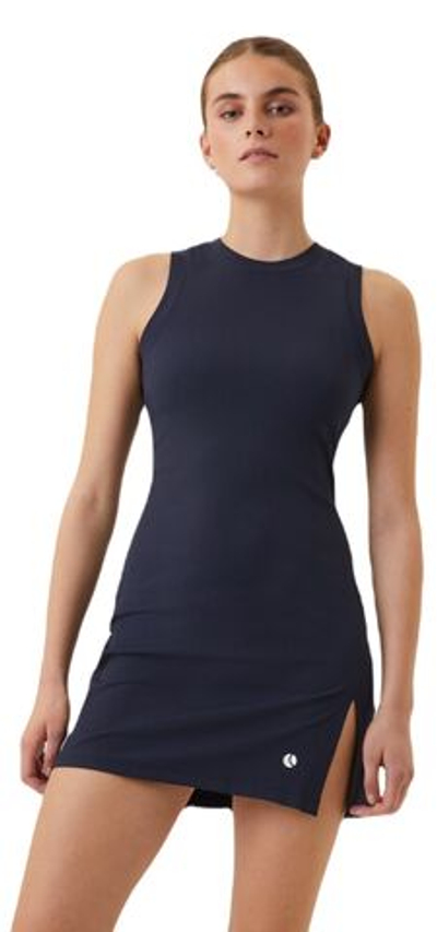 Теннисное платье Björn Borg Ace Rib Dress - night sky