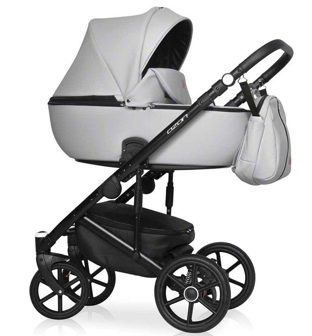 Детская коляска Riko Basic Ozon 2 в 1 05 светло-серый
