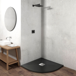 Поддон для душа из искусственного камня VST-4SQ9090A, 900*900*25, антрацит