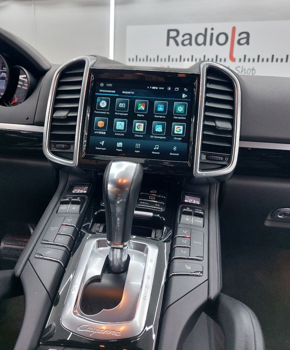 Магнитола Porsche Cayenne 958 2016-2018 PCM 4.0 - Radiola RDL-958 монитор 8.4" на Android 12, 8/128Гб, CarPlay, 4G SIM-слот