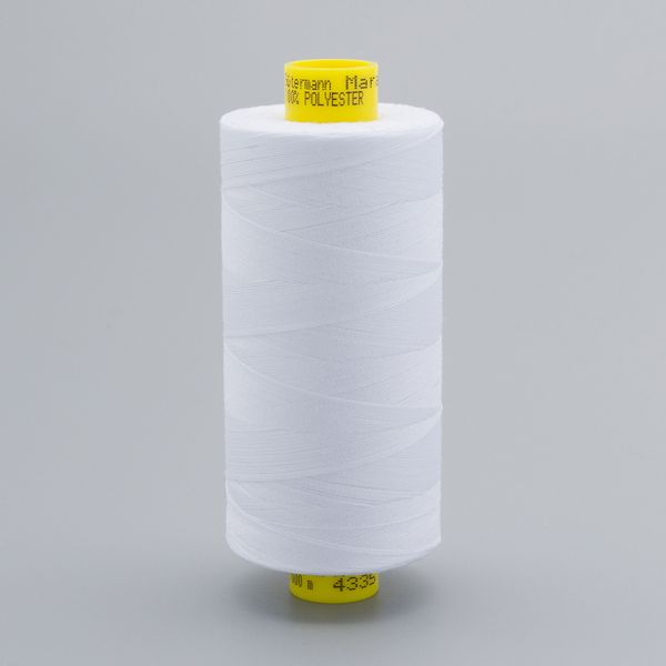 Нитка Gutermann Mara 120 (1000 метров), 1 кат., универсальная | 4335 холодный белый