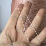 SETA SHAPPE - Luxury Selection by Ri.Go; 100% натуральный шёлк; 700м/100гр; col. 3131, цвет: розовый персик; S712