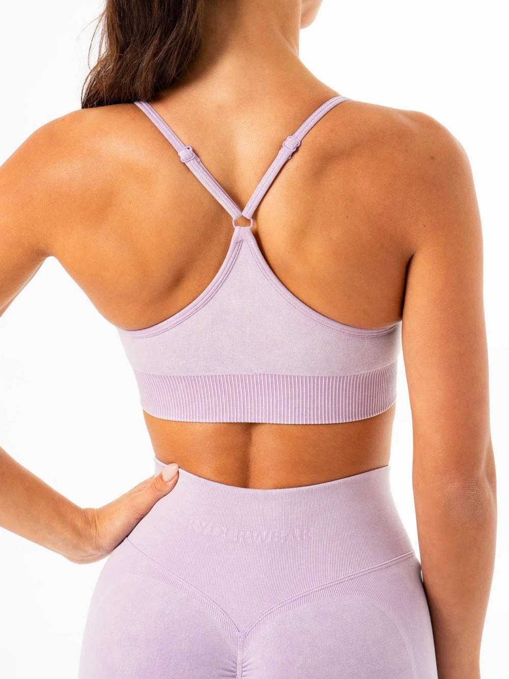 Топ RYDERWEAR Stonewash Seamless Sports Bra Lilac