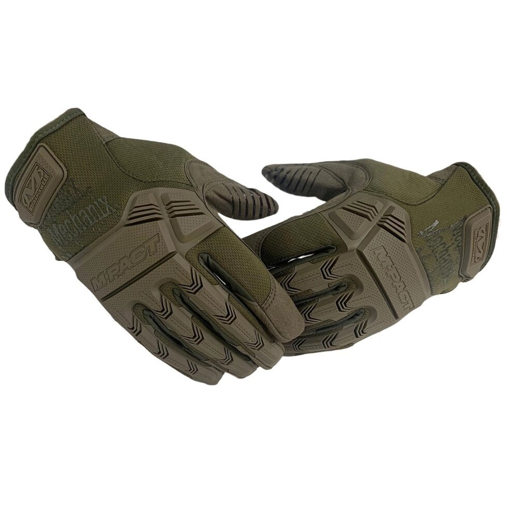 Тактические перчатки Mechanix M-Pact (хаки-олива)