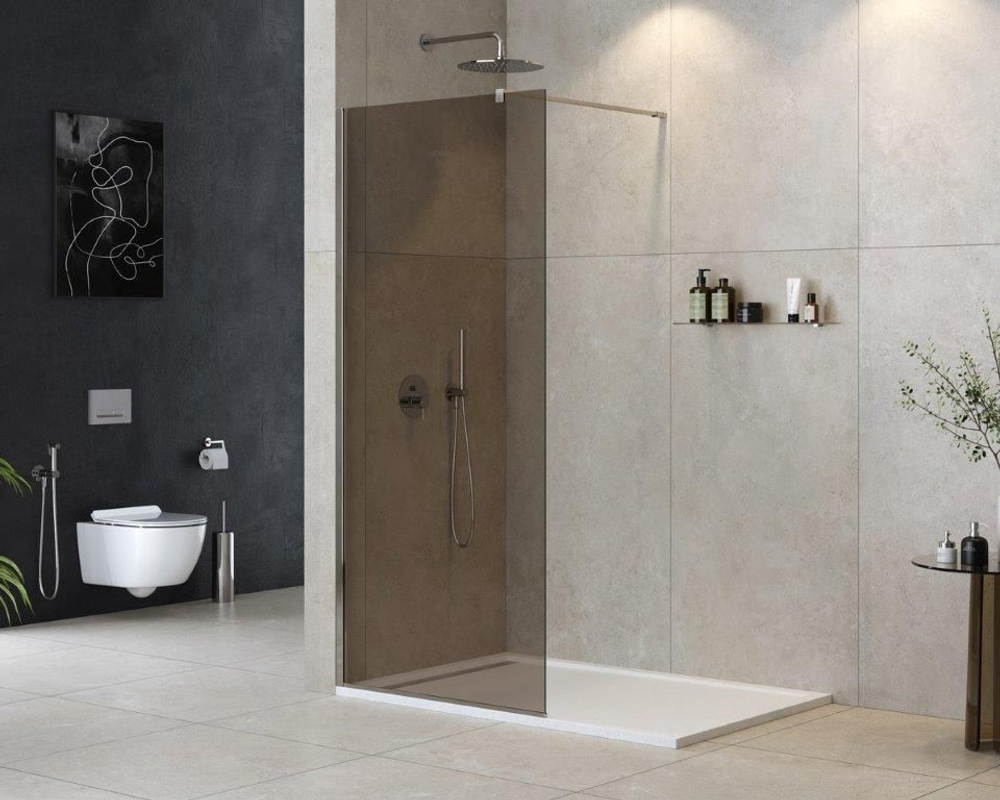 Душевая перегородка Cezares LIBERTA-L-1-100-120-BR-Cr