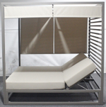 Шатер с лежаками Tagliamento Twin Sun