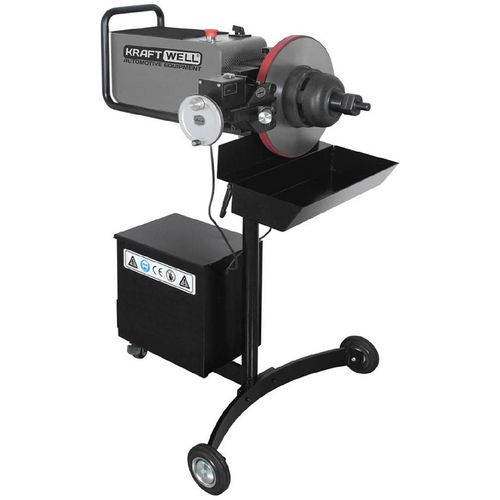 KraftWell (KRW802D) Станок для проточки тормозных дисков легковых автомобилей со снятием и без