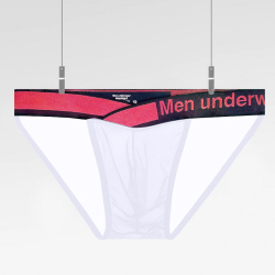 Мужские трусы танга белые PUMP! MP2801-1