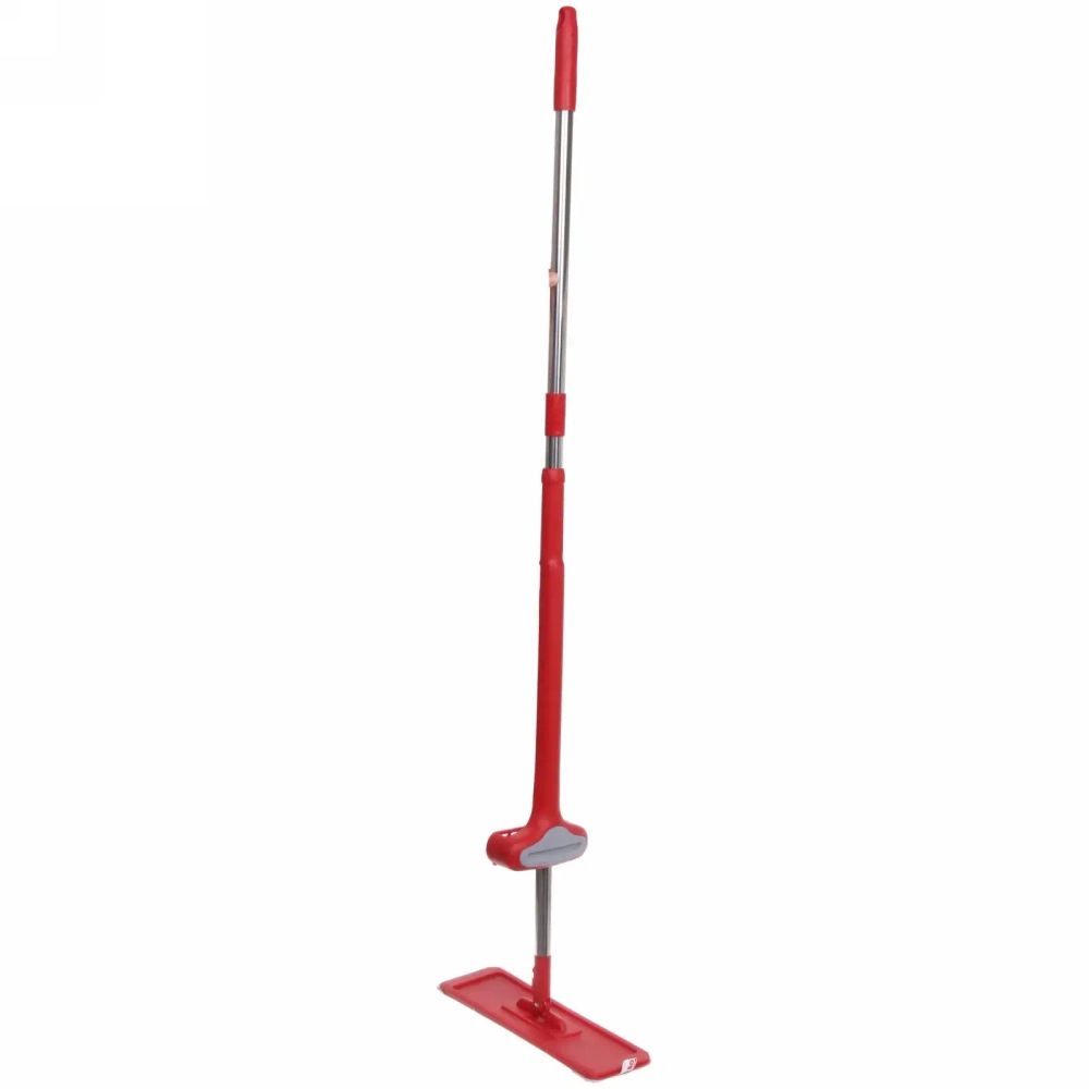 Швабра «Liao» отжимная с двумя насадками из микрофибры Z130034 красная