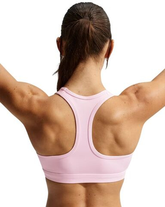 ТОП теннисный Nike Swoosh Medium Support Non-Padded Sports - pink foam/stone mauve/white