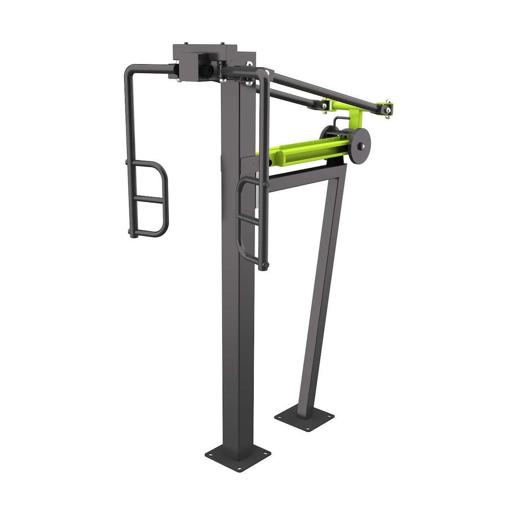 P-1802 Уличный тренажер Сведение рук стоя с переменной нагрузкой ZAVODSPORTA