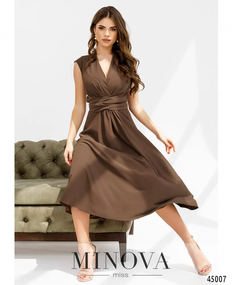 Платье 1082-кофейный Minova