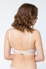 Формованный бюстгальтер из воздухопроницаемого материала (Размер: 85B) (Цвет: пудровый)