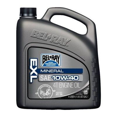 Bel-Ray EXL mineral 4T engine oil 10W-40. 4L