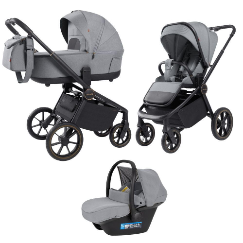 Коляска 3 в 1 Carrello Epica 2025 CRL-8511 Silver Grey
