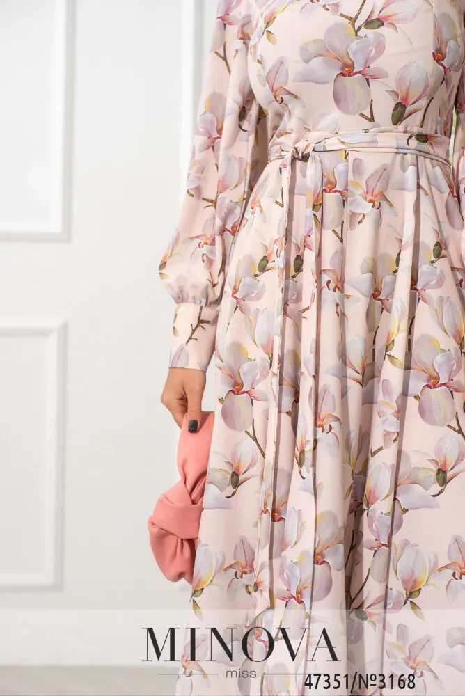 Платье 3168-пудра Minova
