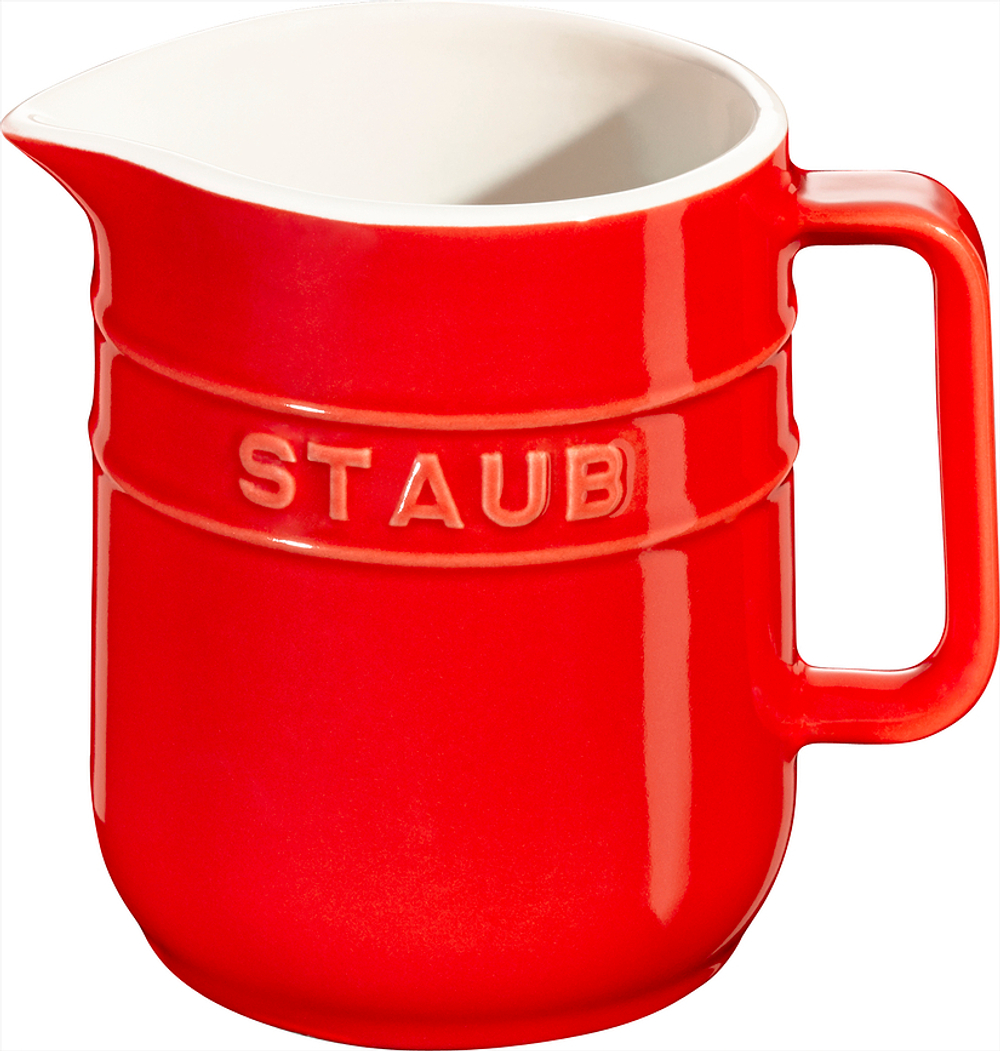 Молочник Staub, керамика, 250 мл, красный