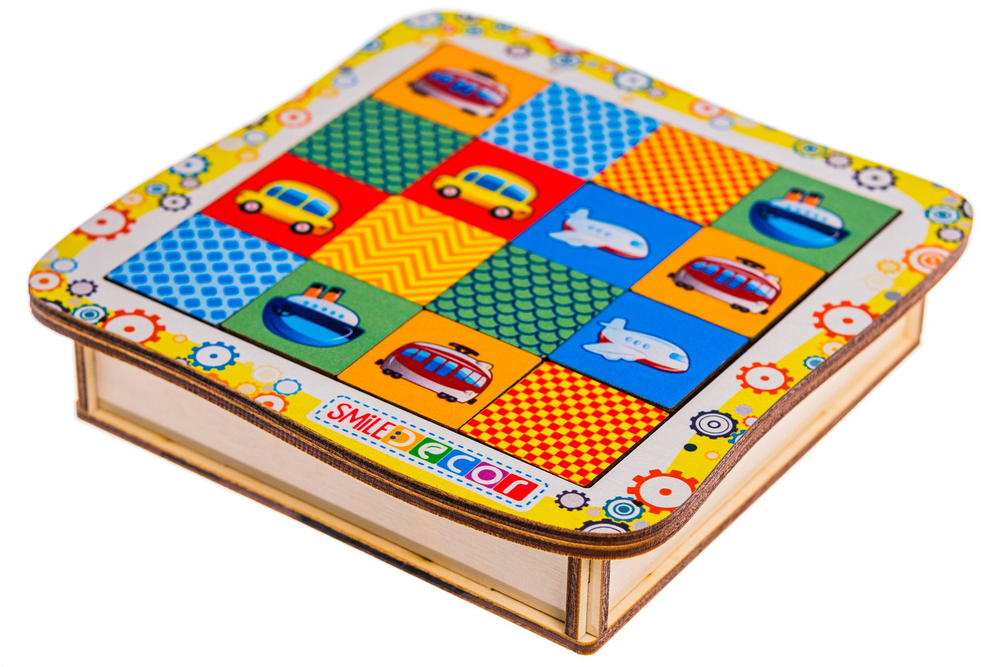 Головоломка "Веселый транспорт"