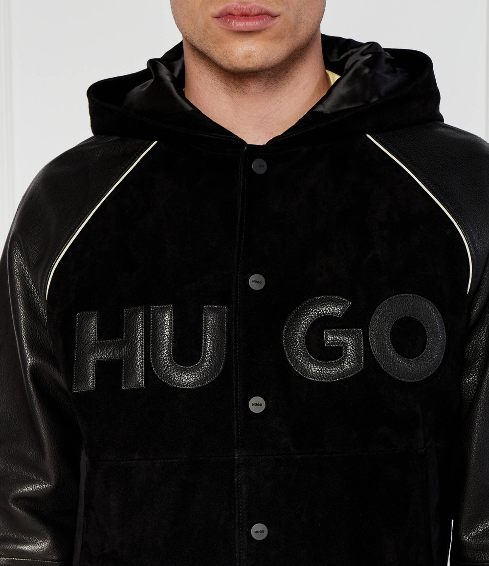 Кожаная куртка Loder HUGO - черный(50516870)