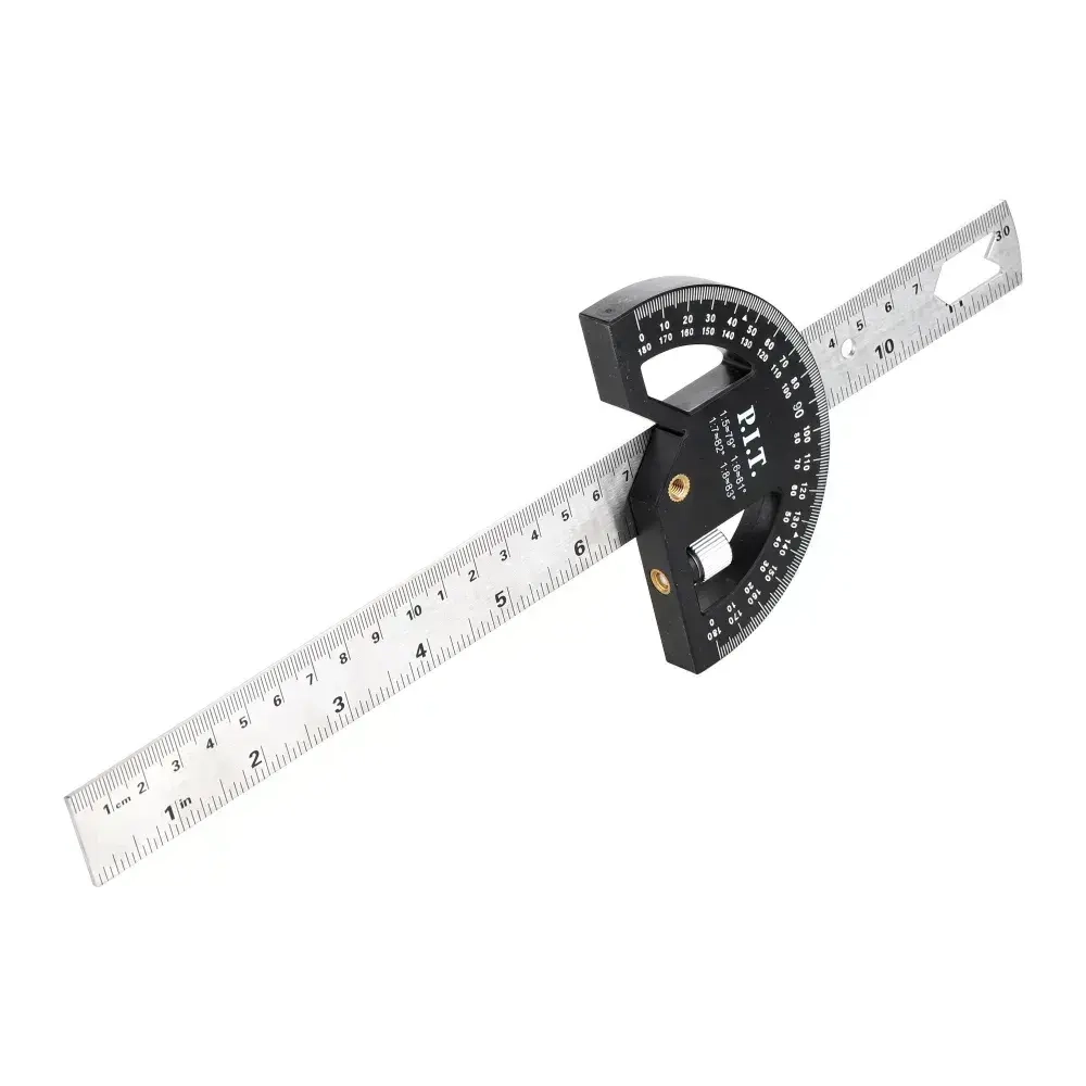 Транспортир с линейкой (HSQR05-0300)