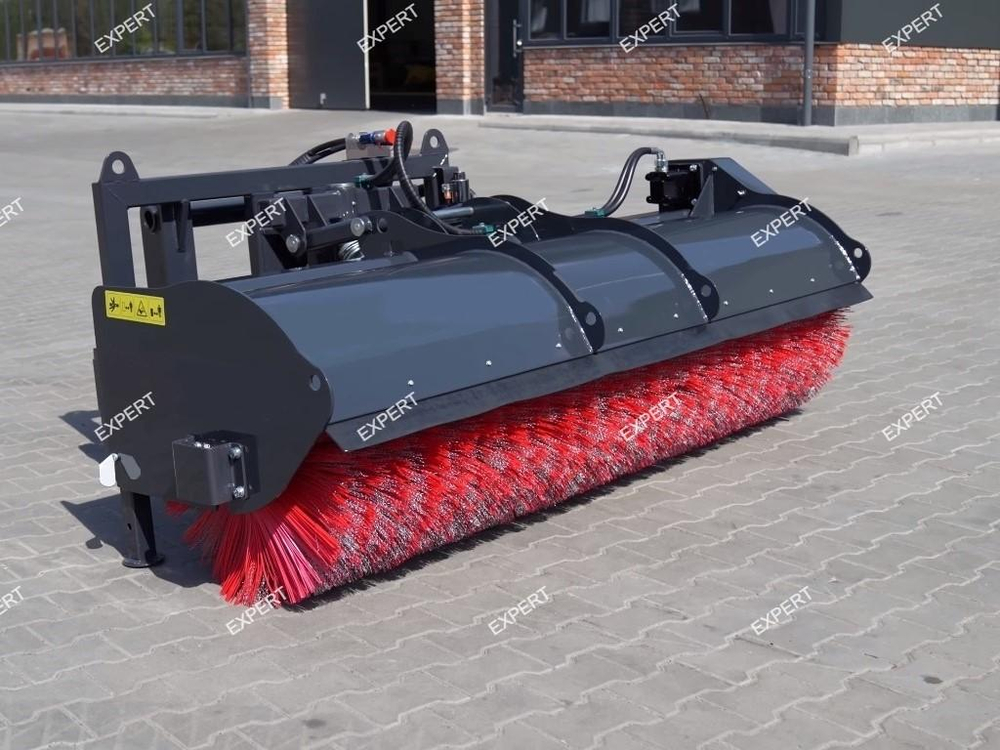 Щетка дорожная с бункером на погрузчик