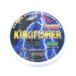 Леска Winner Kingfisher Power 30м 0.12-0.25мм Поводковая