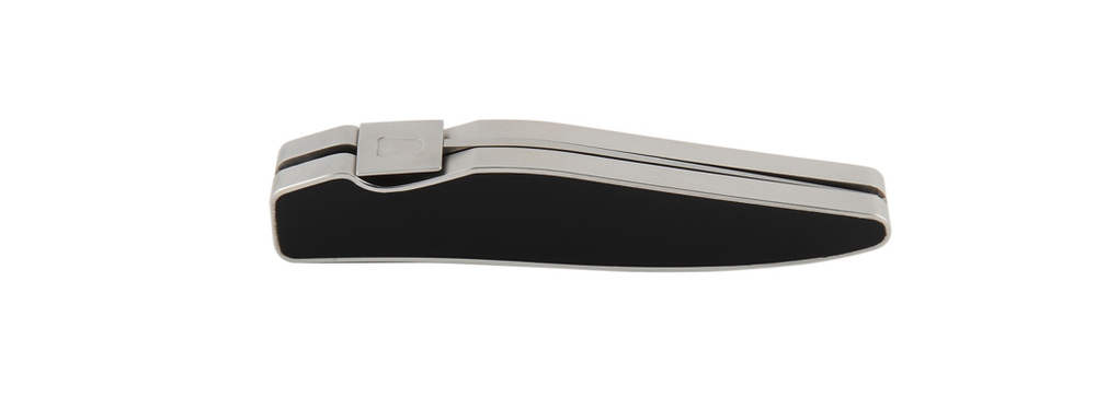 Нож складной 11см Forge de Laguiole ORA ITO Alain Delon черный с серым чехлом