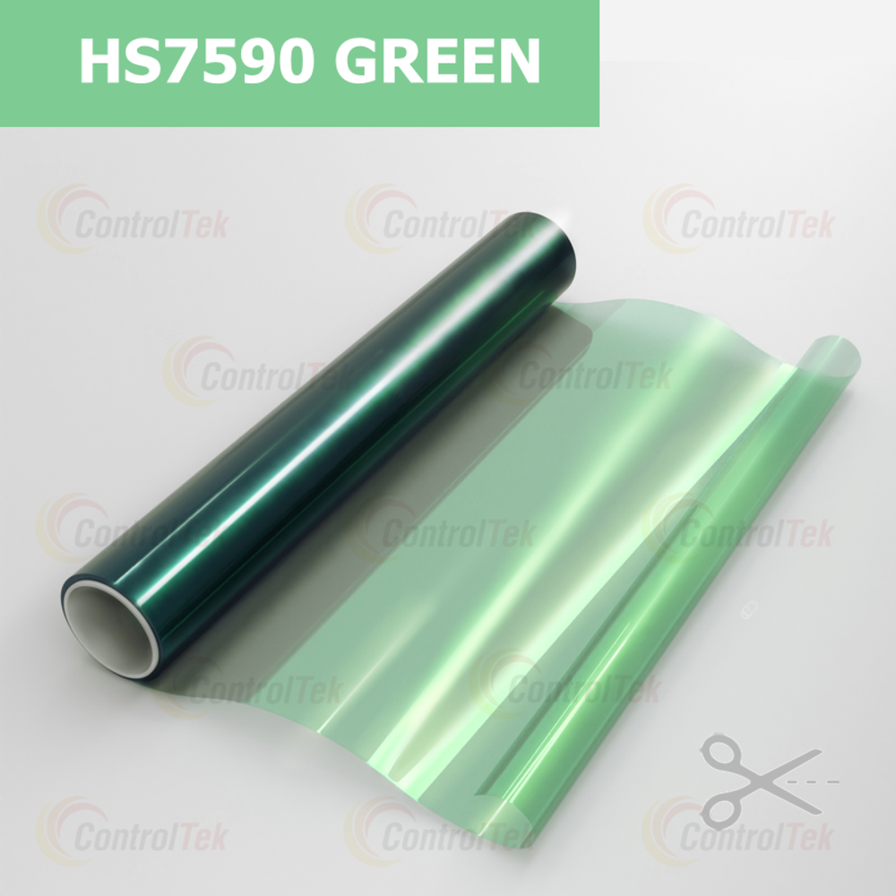 Пленка для окон атермальная ControlTek HS7590 GREEN, на отрез