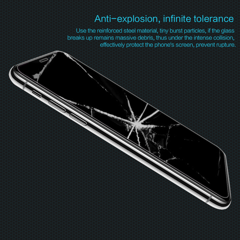 Защитное стекло с прозрачными рамками от Nillkin для iPhone 11 Pro Max и XS Max, серия H Anti-Explosion Glass Screen Protector