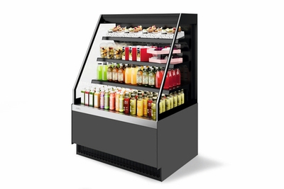 Витрина Кондитерская Vete Ii Kub Of 90 Серый Мат./Металлик/Шлиф. Нерж. (Вк277 (280-195))