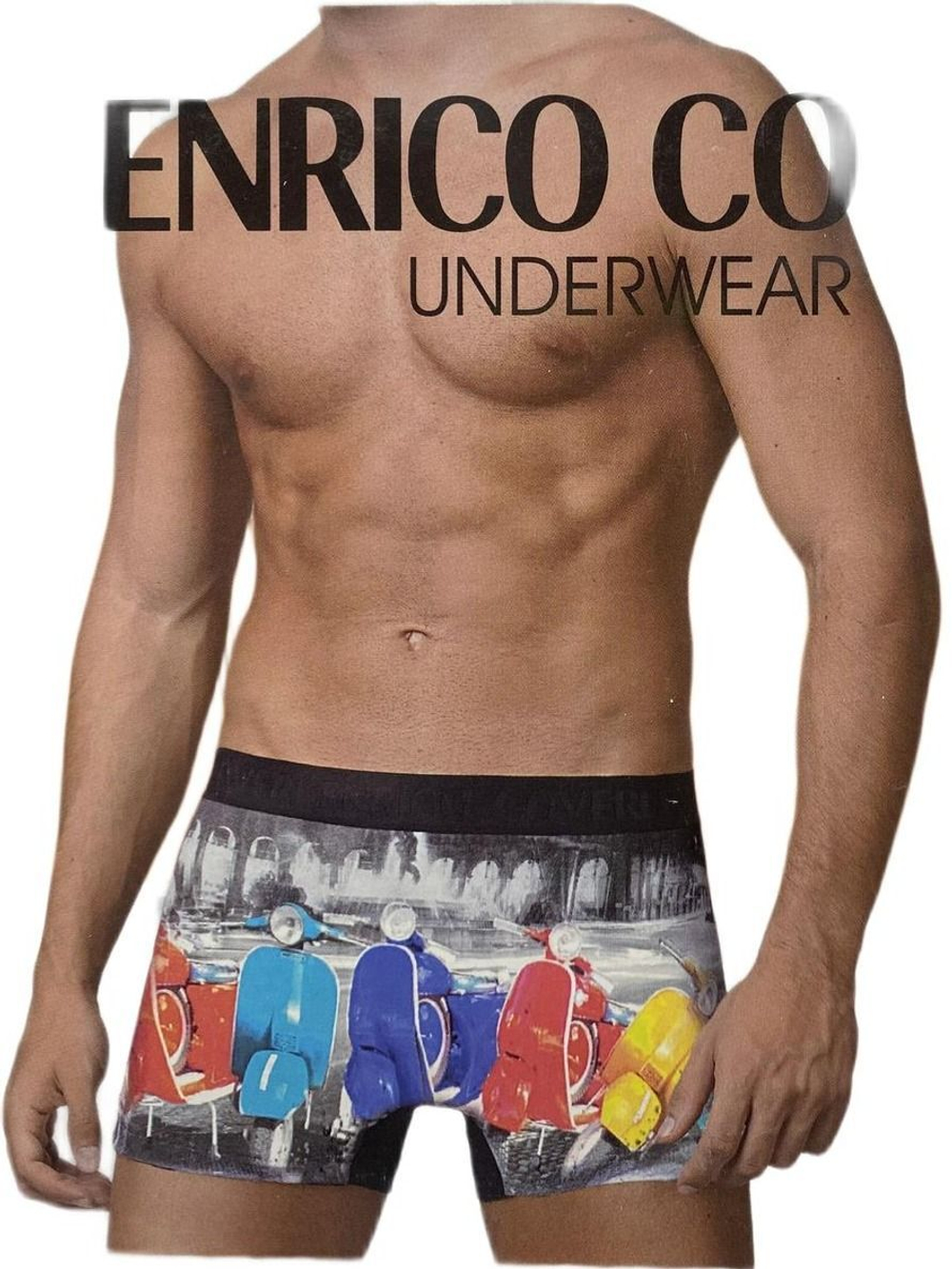 Мужские трусы боксеры XXL/54, хлопок, Enrico Coveri Италия