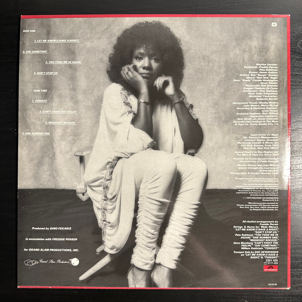 Gloria Gaynor - I Have A Right (Скандинавия 1979г.)
