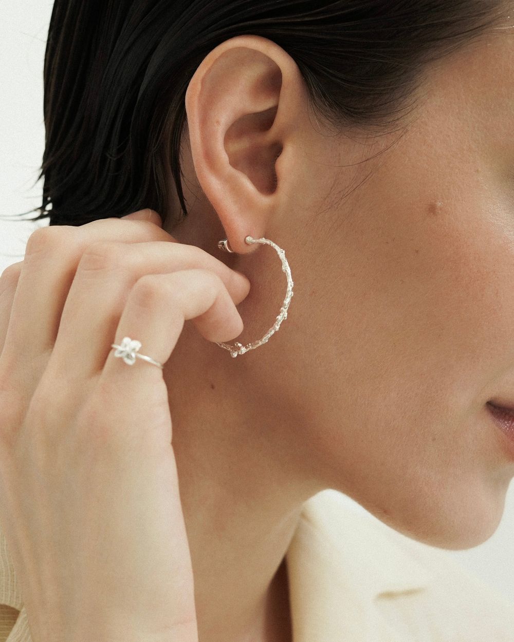 Серьги конго Лиственница