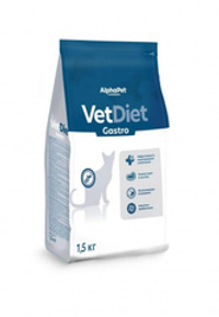 AlphaPet Vet Diet 1,5кг сухой при острых расстройствах пищеварения, в реабилитационный период и при истощении для кошек