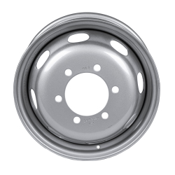 Диск штампованный R16 5.5J 6x170/130.1 ET105 GANZ Silver GRN16002 Газель усилен.(1250кг)