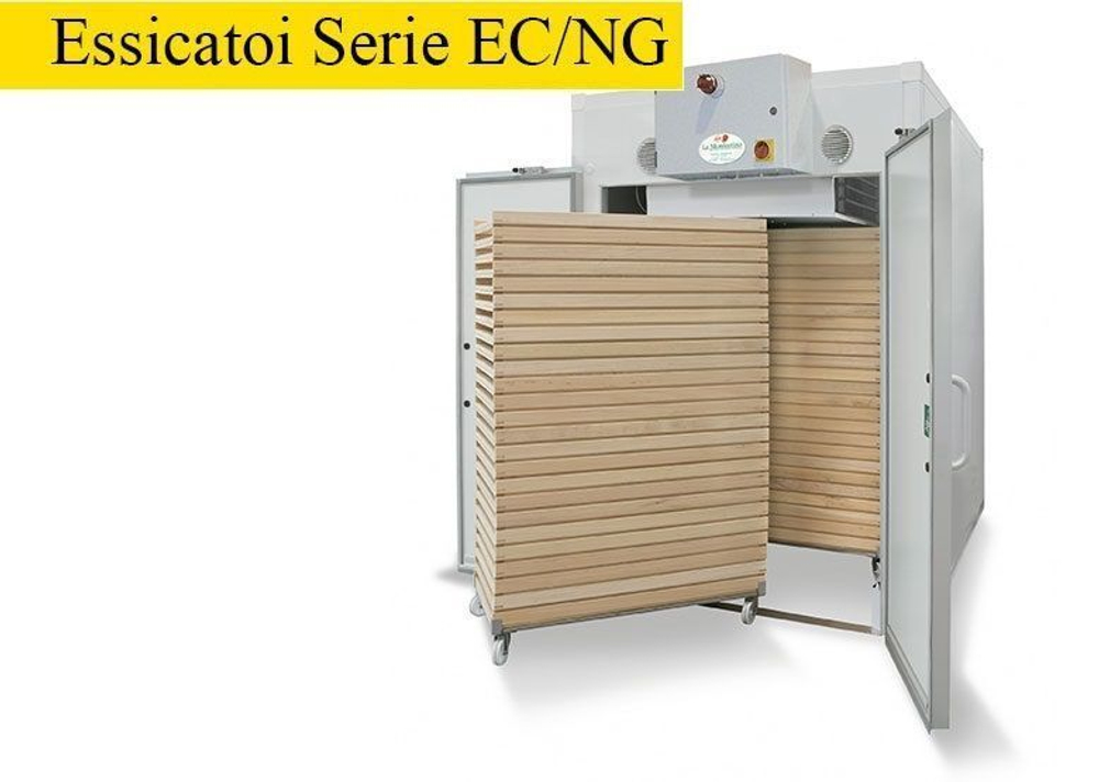 ШКАФ СУШИЛЬНЫЙ LA MONFERRINA EC150/NG С ШЕСТЬЮ ТЕЛЕЖКАМИ И 150 ПОДДОНАМИ