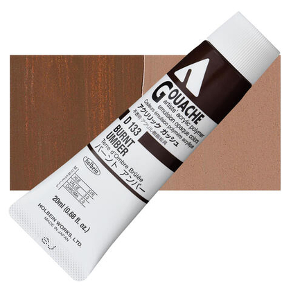 Holbein Acrylic Gouache 20 мл. 133 [А] Burnt Umber