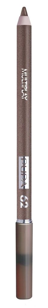 Pupa Карандаш для век Multiplay Eye Pencil, с апликатором, тон №62, Золотой коричневый, 1,2 гр