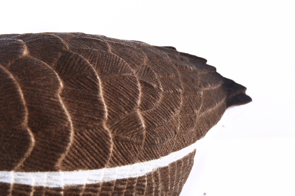 Белолобый гусь Softplast 3D ЖИВОЕ ПЕРО мод. BS-3D-UV