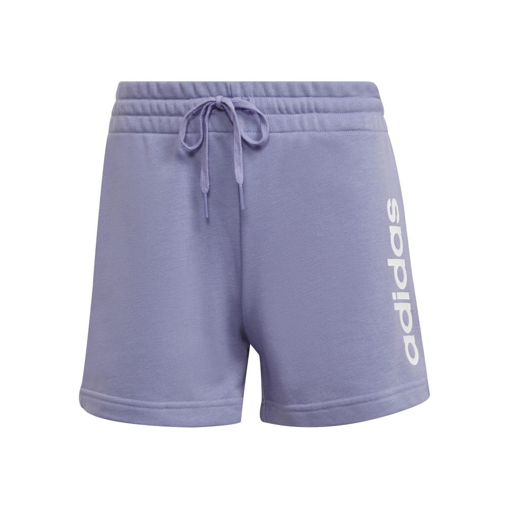 Женские теннисные шорты adidas Linear French Terry Shorts Women - Violet, White