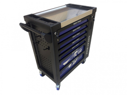 Инструментальная тележка GW-8ST BLUE Great Wolf (8 ящиков, центральный замок, колеса с блокировкой, усиленная)