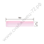 FUBAG Сопло керамическое №6L ф10 FB TIG 17-18-26 (10 шт.)